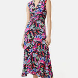 Jigsaw Graphic Pansy Jersey Dress