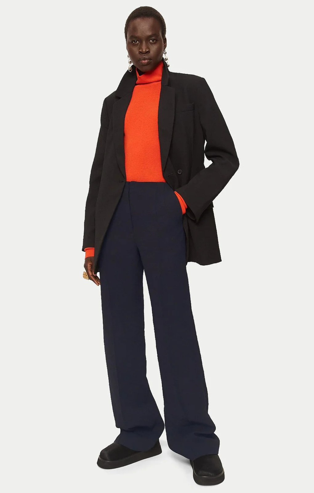 Jigsaw Hale Textured Trousers – trousers by Jigsaw, available to rent from Hirestreet