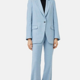 Jigsaw Knox Linen Checked Blazer – coats & jackets by Jigsaw, available to rent from Hirestreet