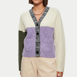 Jigsaw Merino Patchwork Cardigan