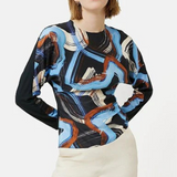 Jigsaw Painted Abstract Top