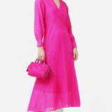 Jigsaw Silk Linen Gauze Maxi Dress