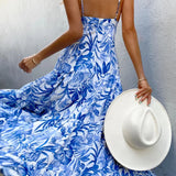 Seven Wonders Kiah Blue Floral Maxi Dress