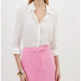 Karen Millen Compact Stretch Tailored Pencil Mini Skirt – skirts by Karen Millen, available to rent from Hirestreet
