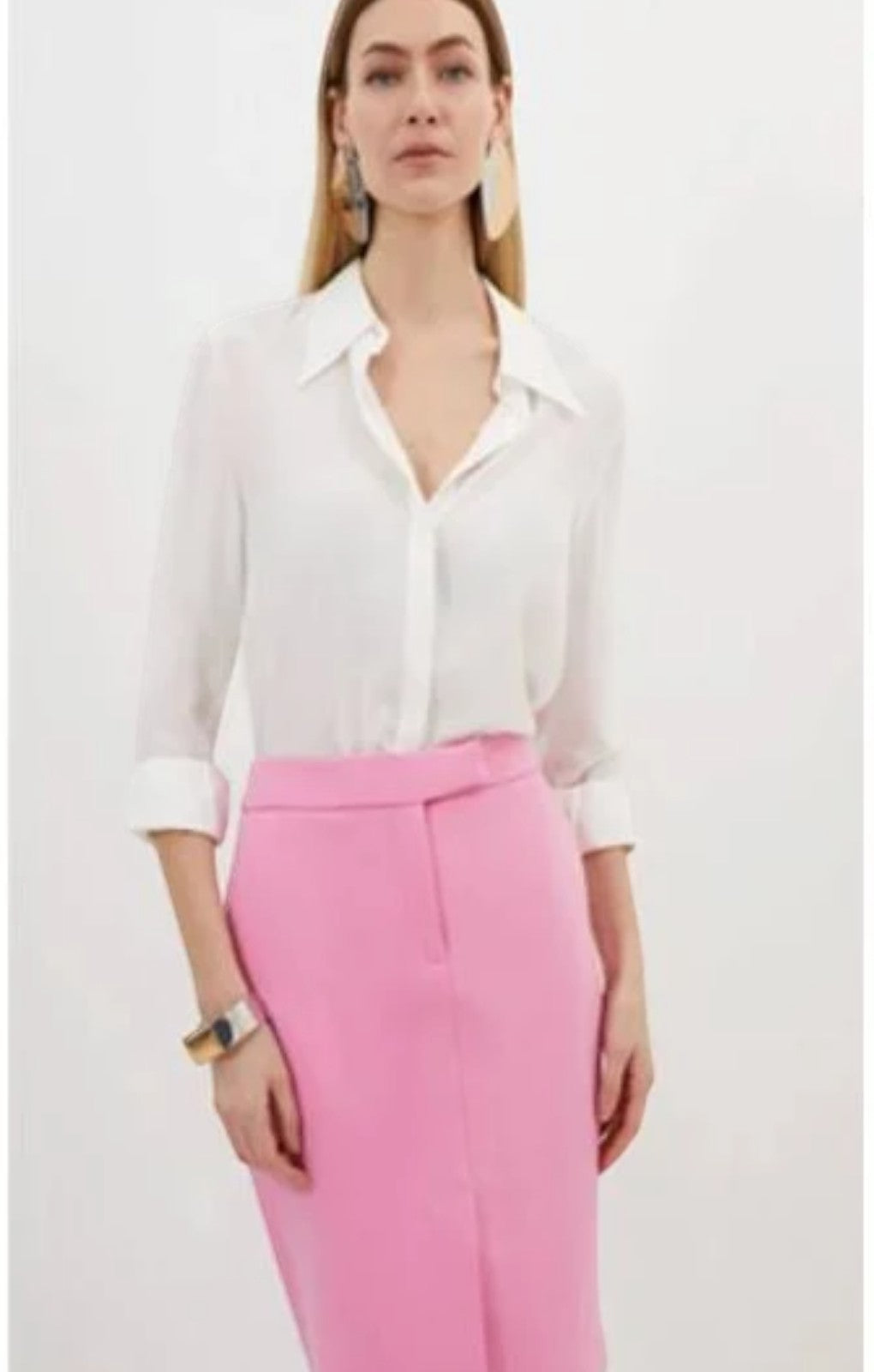 Karen Millen Compact Stretch Tailored Pencil Mini Skirt – skirts by Karen Millen, available to rent from Hirestreet