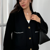 Charli London Kassie Cardigan - Black