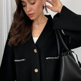 Charli London Kassie Cardigan - Black