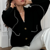 Charli London Kassie Cardigan - Black