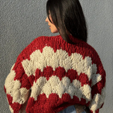 Kiwi & Co Candy Cane Kisses Cardigan