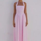 Runaway The Label Locklea Midi Dress in Pink