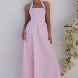 Runaway The Label Locklea Midi Dress in Pink