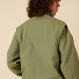 Nobody's Child Laundered Cotton Cropped Jacket