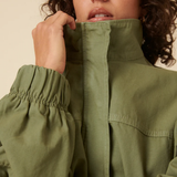 Nobody's Child Laundered Cotton Cropped Jacket