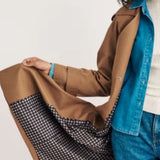 Nobody's Child Light Brown Double Breasted Trench Coat