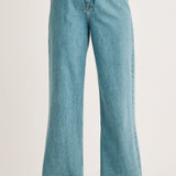 Nobody's Child Light Wash Denim High Rise Wide Leg Jeans