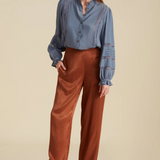 Lily and Lionel Leon Trouser Tobacco – trousers by Lily and Lionel, available to rent from Hirestreet