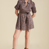 Lily and Lionel Amelia Dress Short Aster Floral – dresses by Lily and Lionel, available to rent from Hirestreet
