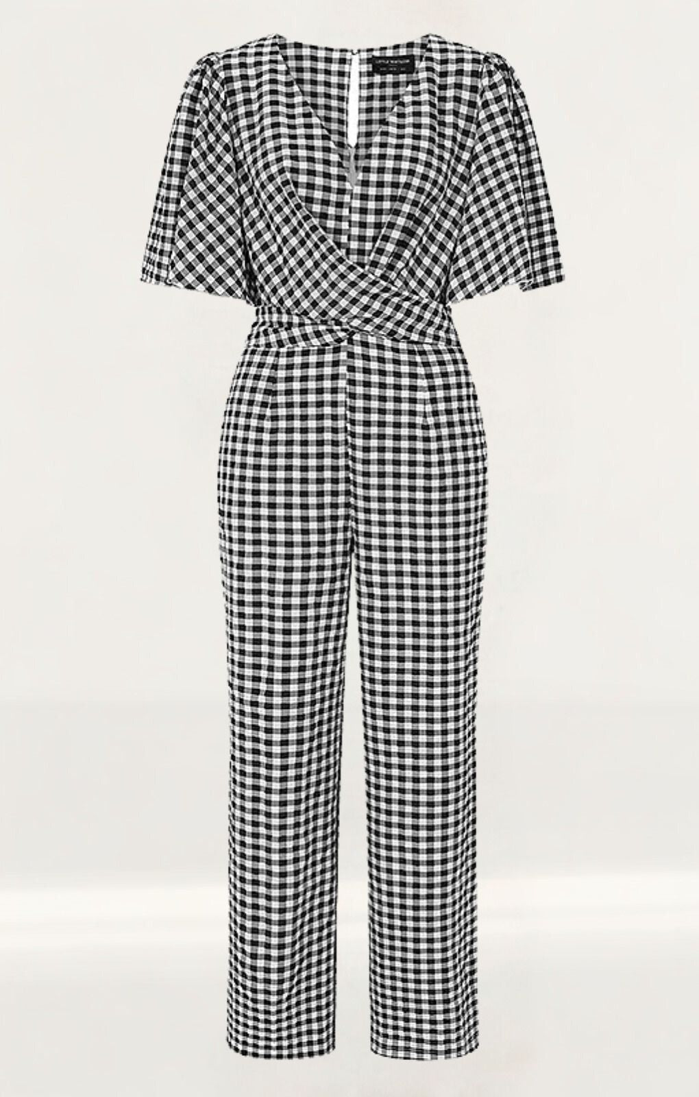 Little Mistress Gingham Jumpsuit