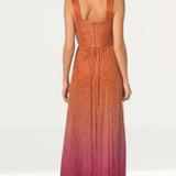 Dress The Population Meredith Orange Cutout Maxi Dress