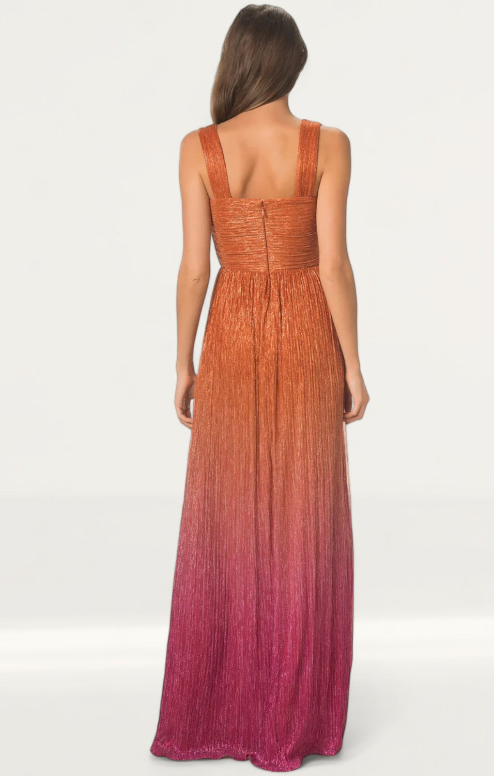 Dress The Population Meredith Orange Cutout Maxi Dress