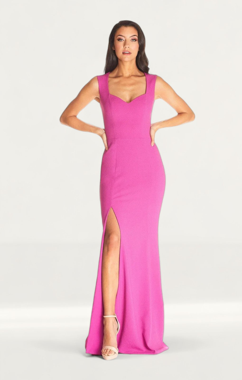 Dress The Population Monroe Pink Maxi Dress