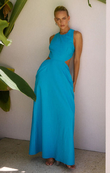 princess polly baby blue dress Crafted with celebration season in mind ~ @Paniaguakarla wears the Avonlea  Midi-Dress in celeste-blue. ⁠ ⁠ Available now, online and in store. ⁠ ⁠ # Acler ⁠ ⁠ main image 0