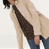 M&S Leather Belted Shacket