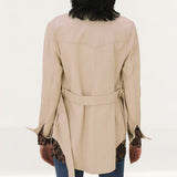 M&S Leather Belted Shacket
