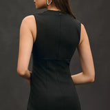 Maeve Structured Cutout Slim Mini Dress