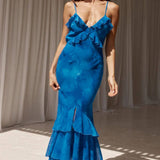 Runaway The Label Namari Blue Maxi Dress