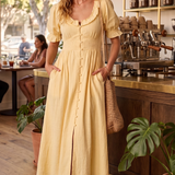 Nobody's Child Flossie Midaxi Dress Yellow