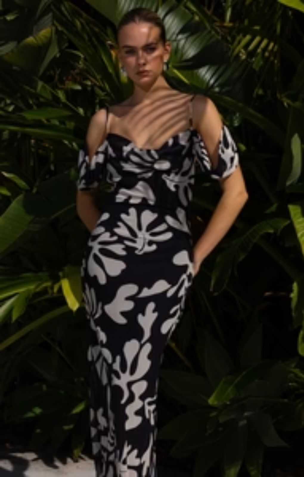 Seven Wonders Nuovo Black & White Maxi Dress
