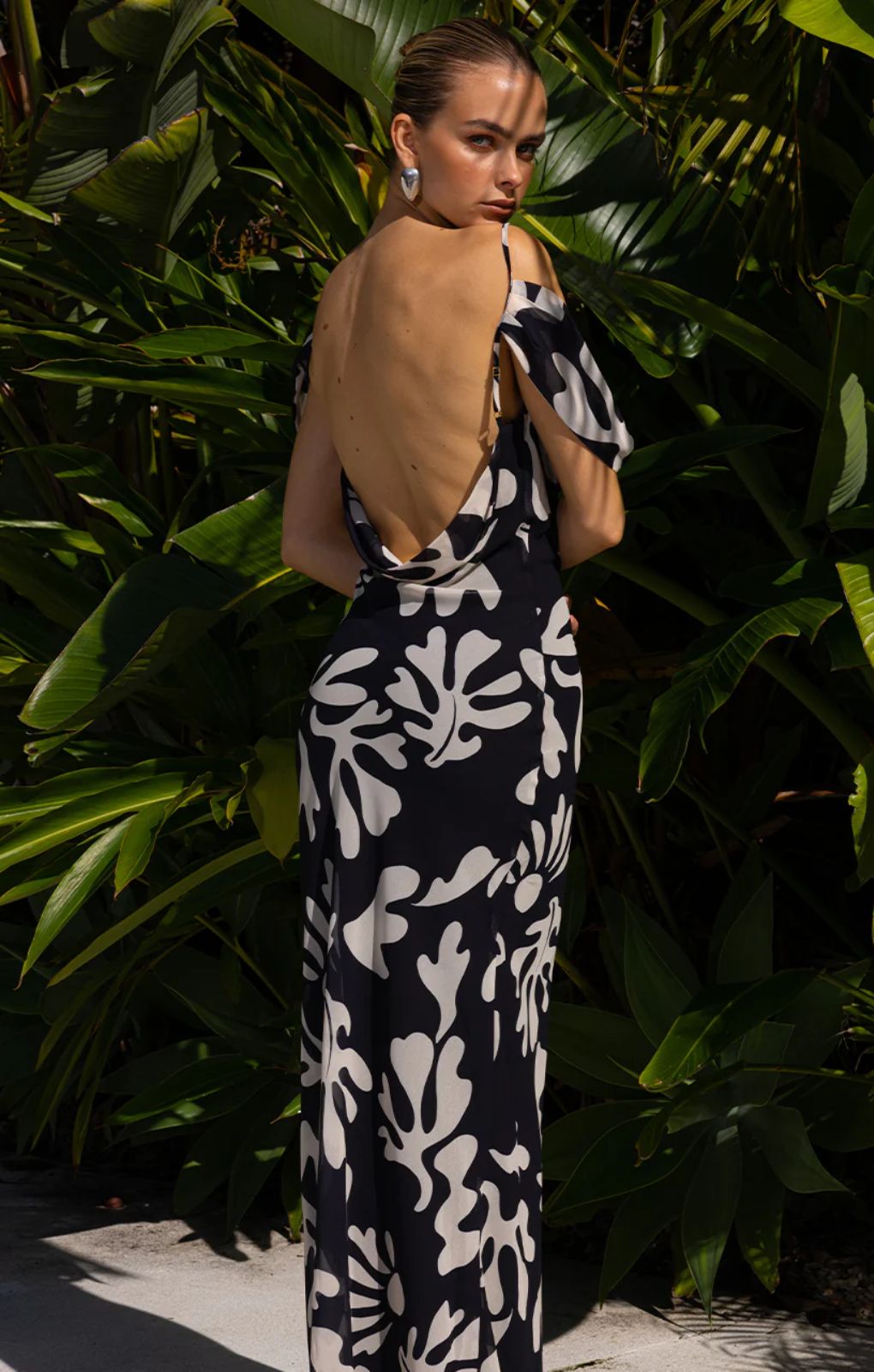 Seven Wonders Nuovo Black & White Maxi Dress