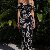 Seven Wonders Nuovo Black & White Maxi Dress
