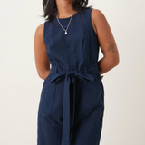 Nobody's Child Navy Sleeveless Jumpsuit