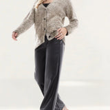Never Fully Dressed Metallic Cardigan in Gold
