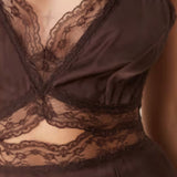 Never Fully Dressed Mimi Midi Dress in Chocolate