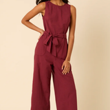 Nobody's Child Red Adeline Jumpsuit
