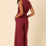 Nobody's Child Red Adeline Jumpsuit