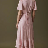 Nobody's Child Alaina Pink Midaxi Dress