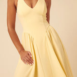 Nobody's Child Amie Halter Neck Midi Dress Plain