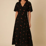 Nobody's Child Andie Midi Dress Penny Embroidery