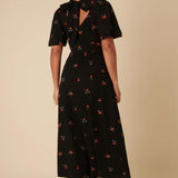 Nobody's Child Andie Midi Dress Penny Embroidery