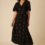 Nobody's Child Andie Midi Dress Penny Embroidery