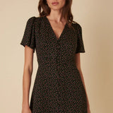 Nobody's Child Andie Mini Dress Joanie Rosebud Black