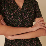 Nobody's Child Andie Mini Dress Joanie Rosebud Black