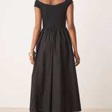 Nobody's Child Bardot Midi Dress Plain