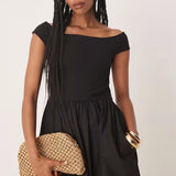 Nobody's Child Bardot Midi Dress Plain