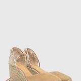 Nobody's Child Beige Castaner Carina Suede Espadrilles