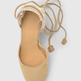 Nobody's Child Beige Castaner Carina Suede Espadrilles